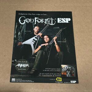 GOD FORBID - DOC & DALLAS COYLE - ESP Guitars - Print Advertisement